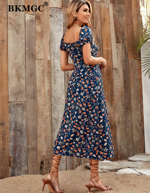 Load image into Gallery viewer, Floral Split Dress