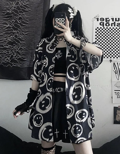 Load image into Gallery viewer, Black Half Sleeve Blouse