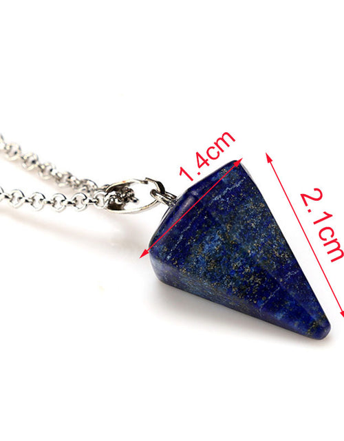 Load image into Gallery viewer, Natural Stone Pendant Necklace