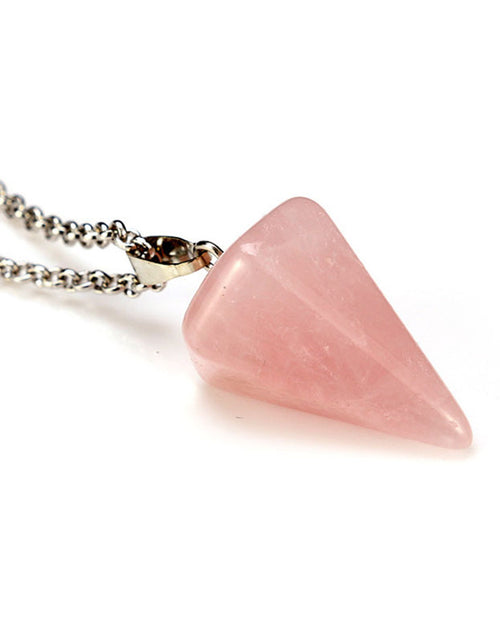 Load image into Gallery viewer, Natural Stone Pendant Necklace